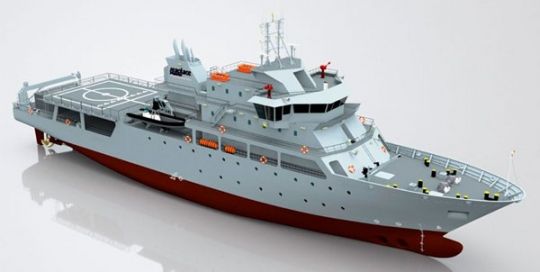 84m patrol vessel