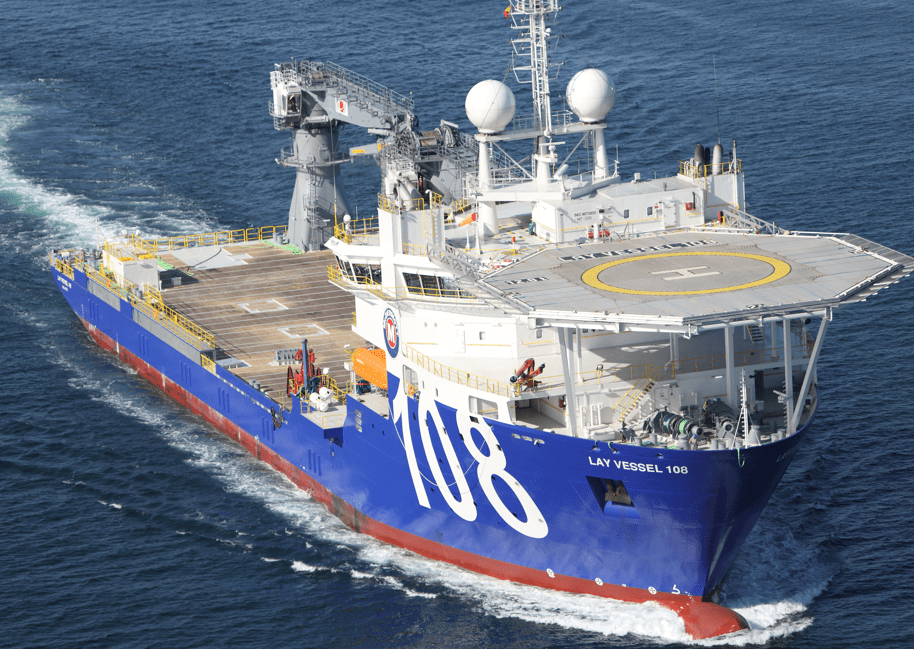 Subsea Navigation for Pipelay Vessel LV 108